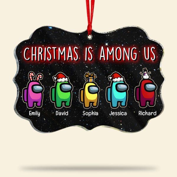 Friends-Personalized Medallion Acrylic Ornament- Gift For Friends- Christmas Gift- PW-MALGDK-03kaqn131123 Sale - Image 4