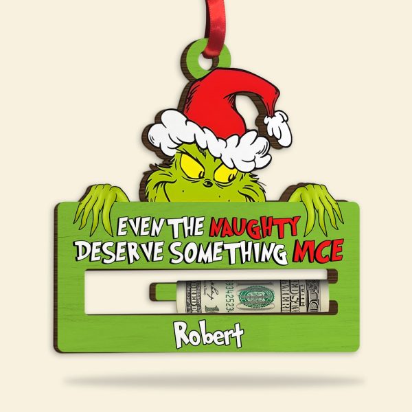 Even the Naughty Deserve Something Nice, Personalized Ornament, Christmas Gifts, 03HUPO171123 For Discount - Image 4
